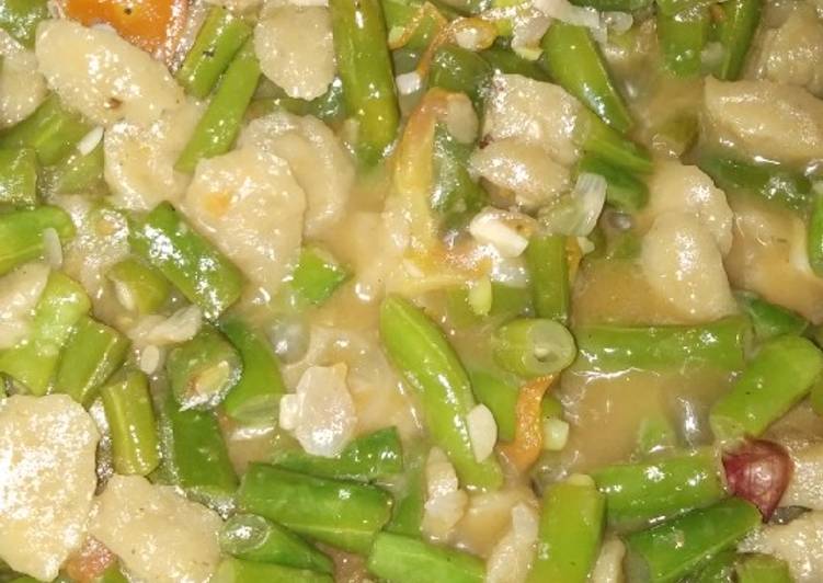 Oseng buncis dan tahu