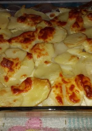 Una foto de Papas a la crema!