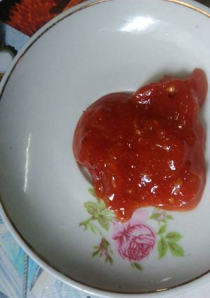 Una foto de Mermelada de tomatitos cherry a la naranja