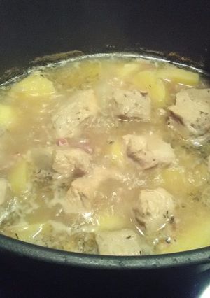 Une photo de Sauté de porc au cidre mielé