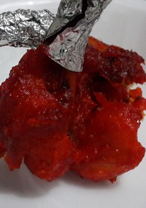 A picture of Chicken Lollipop.