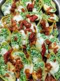Conchiglioni rellenos de ricota y espinaca 🥬