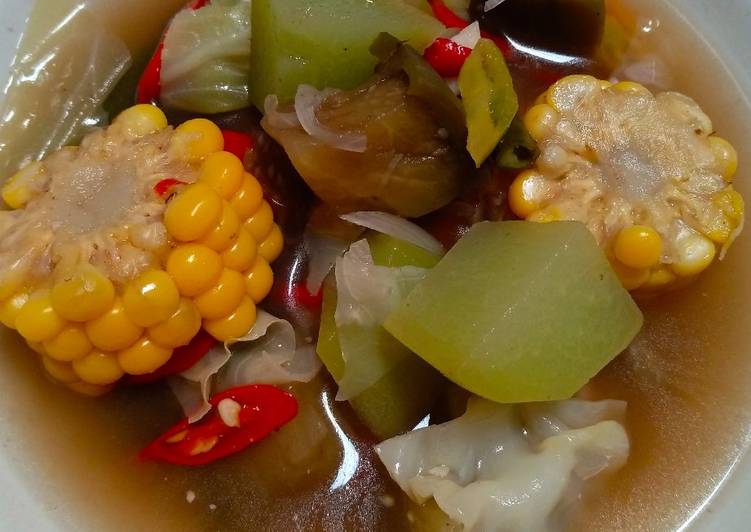 Resep Sayur asem bumbu terasi Anti Gagal