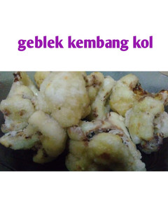 Foto resep Geblek kembang kol