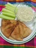 Dip de tallos de acelga tipo hummus
