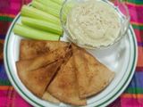 Dip de tallos de acelga tipo hummus