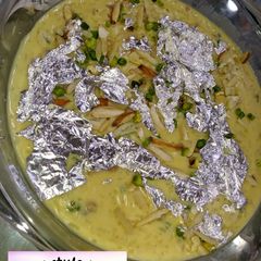 A picture of Rabdi style kheer.