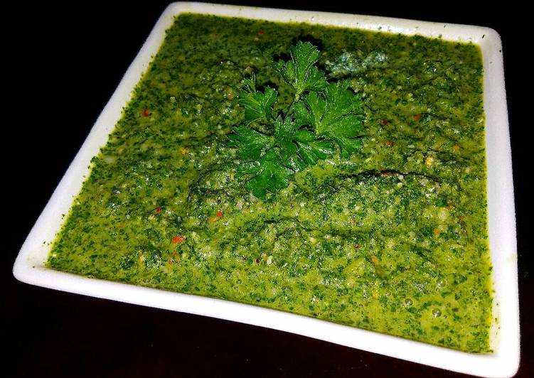 Recipe of Quick Mike&#39;s Garlic Parsley Cilantro Pesto