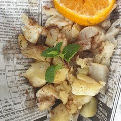 A picture of Shakarkandi recipe.