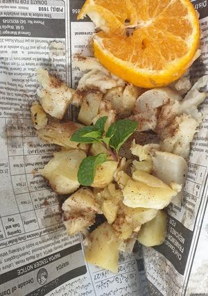 A picture of Shakarkandi recipe.