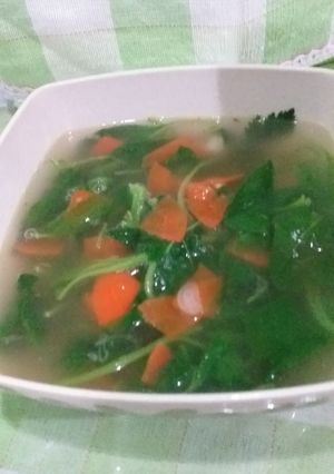 Foto resep Sayur Bayam Tumis bawang ekonomis