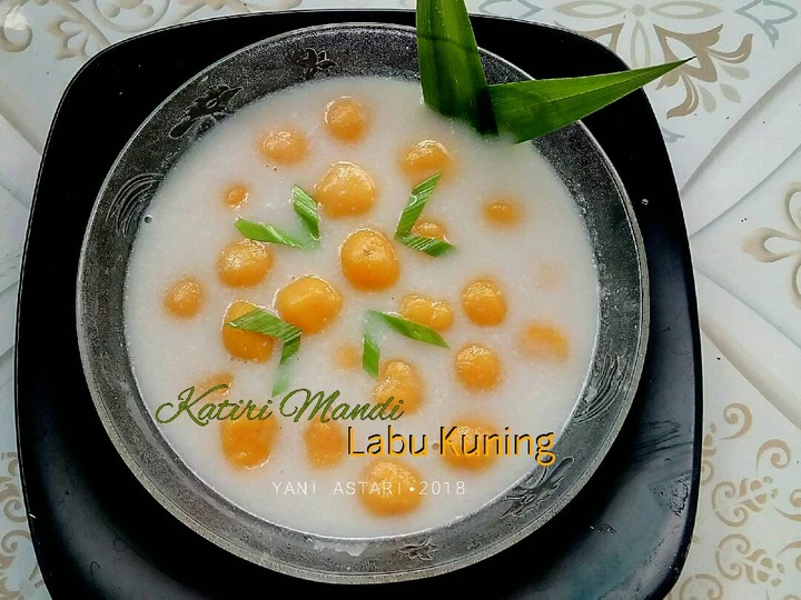 Cara Mudah Menyiapkan Resep Katiri mandi (labu Kuning) yang Enak Banget Anti Ribet, Uenak Banget