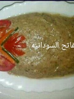 صورة لوصفة سلطة اسود (باذنجان)