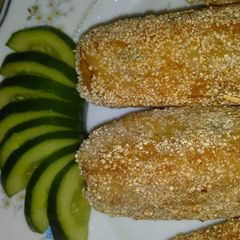 A picture of Sesame potato tender.