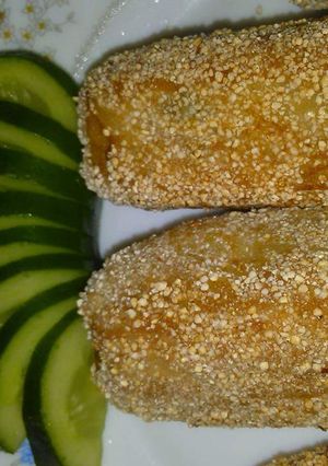 A picture of Sesame potato tender.