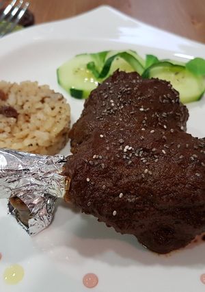 Una foto de Pollo al Mole!!