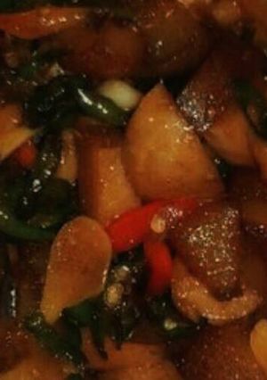Foto resep Tumis kikil cabe hijau