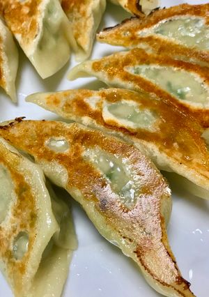Una foto de Gyoza en el día de resfriado