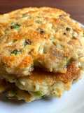 Cheesy Potato & Mackerel Pancakes