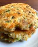 Cheesy Potato & Mackerel Pancakes