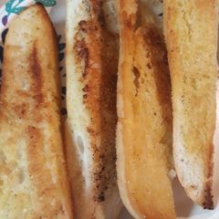 A picture of Fried Cuban Bread in Olive Oil.
