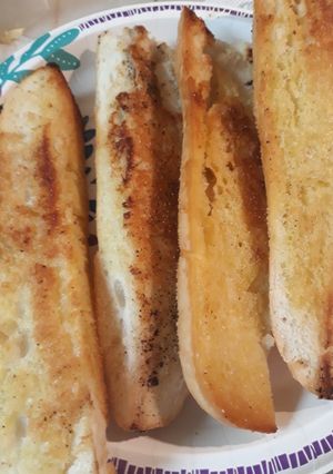A picture of Fried Cuban Bread in Olive Oil.