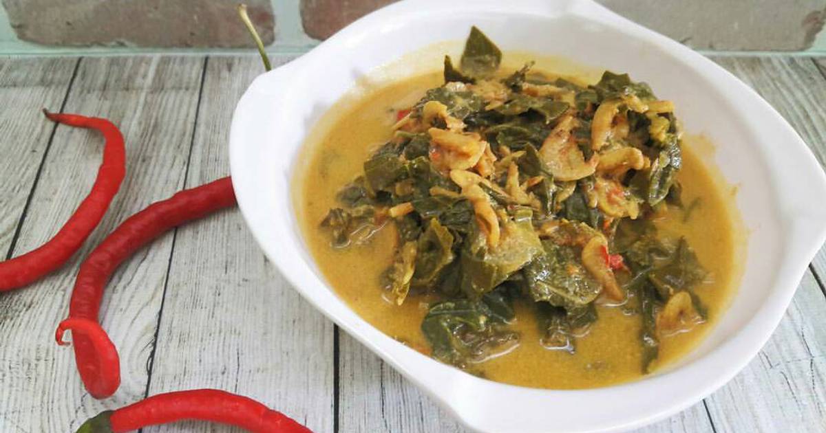 Sayur santan pedas daun singkong
