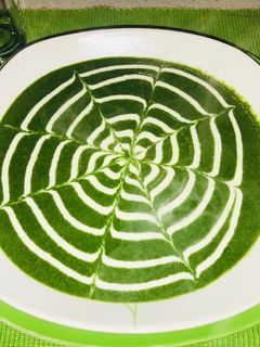 Una foto de Crema de espinacas a la francesa