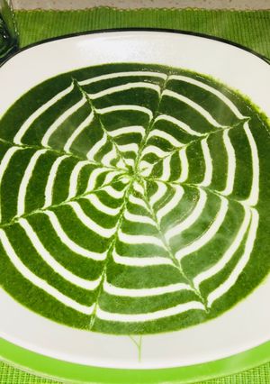 Una foto de Crema de espinacas a la francesa