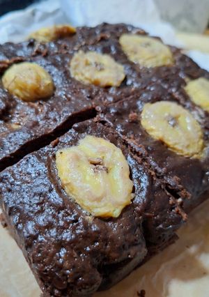Foto resep Kue Pisang Coklat Palm Sugar Isi Keju