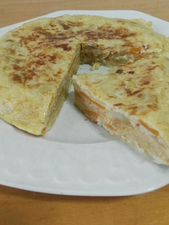 Una foto de Tortilla de patata y calabaza