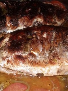 صورة لوصفة سمك مشوي بالفرن🐟