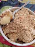 Apple crumble