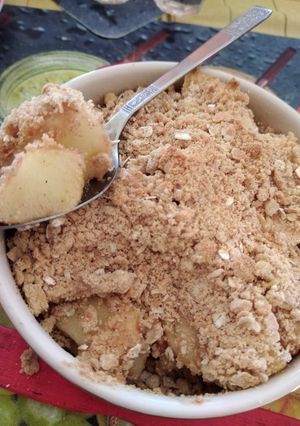 Φωτογραφία της συνταγής Apple crumble