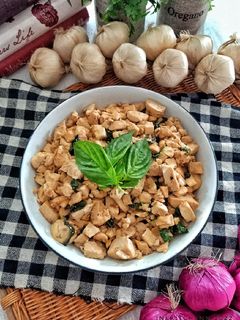Foto resep Tumis tahu ayam kemangi