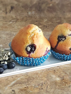 Una foto de Muffins de arándanos