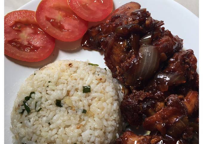 Resep 18. Ayam Goreng Saus Mentega &amp;amp; Nasi Daun Jeruk Anti Gagal