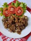 Daging & Jeroan Kambing Goreng