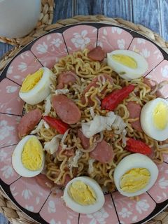 Foto resep Mie goreng sosis