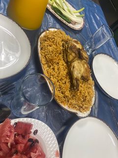 صورة لوصفة ارز بخاري