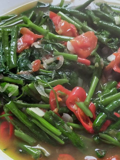 Foto resep Kangkung Tumis Terasi Kacang Panjang