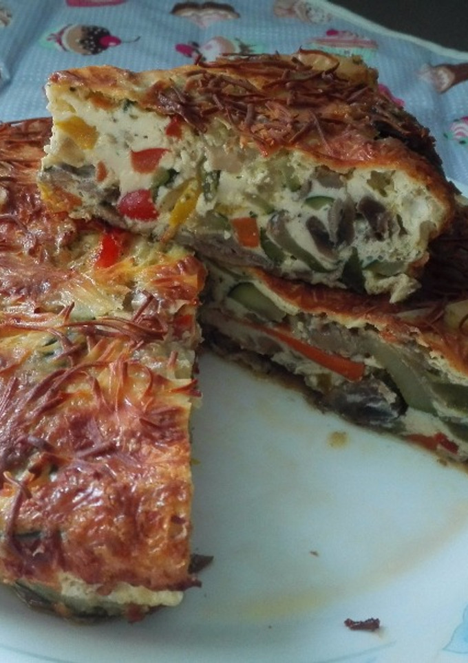 Una foto de Fusión cocina francesa y china (quiche)