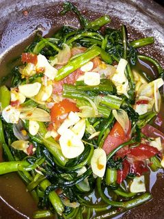 Foto resep Cah kangkung sederhana nikmat
