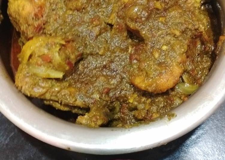 Recipe of Quick Handi Palak Chicken
