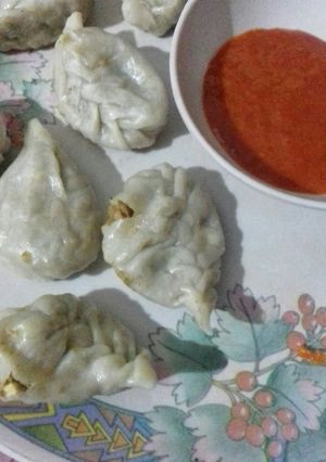 A picture of Vegetable Momos.