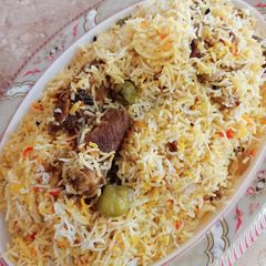A picture of Mutton Biryani 🍚🥗 🍚.