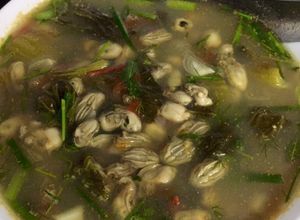 Hình của món Canh hà nấu dưa chua.