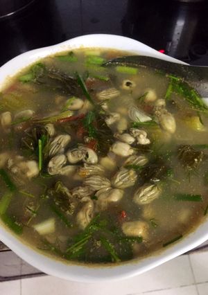 Hình của món Canh hà nấu dưa chua.