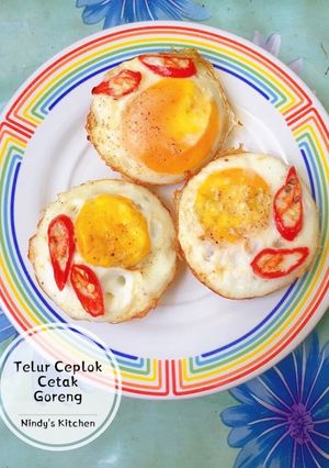 Foto resep Telur Ceplok Cetak Goreng