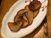 Una foto de postre de manzana